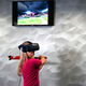 Now, instead of needing Vive controllers to set up a game, the only thing you need to play MLB’s Home Rub Derby is a Vive Eye Pro and a tracker on the bat.